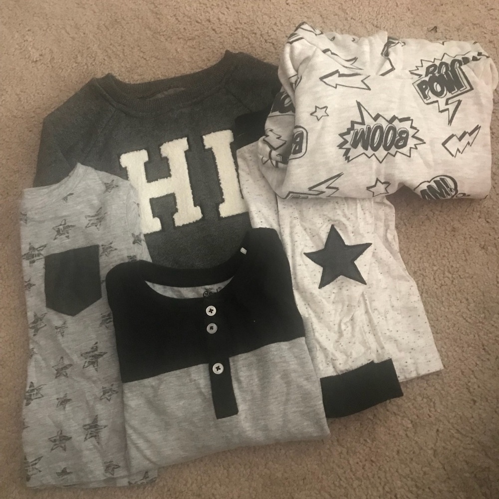 Sweatshirt, long sleeve shirts and hoodie